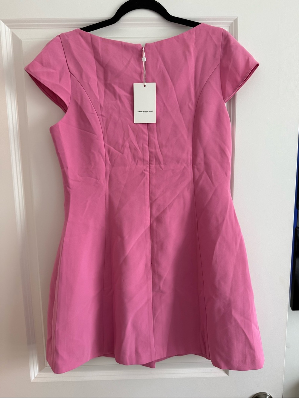 Amanda Uprichard Hot Pink Abella Dress - Picture 2 of 6
